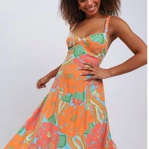 FarmRIO- MAXI DRESS Floral print